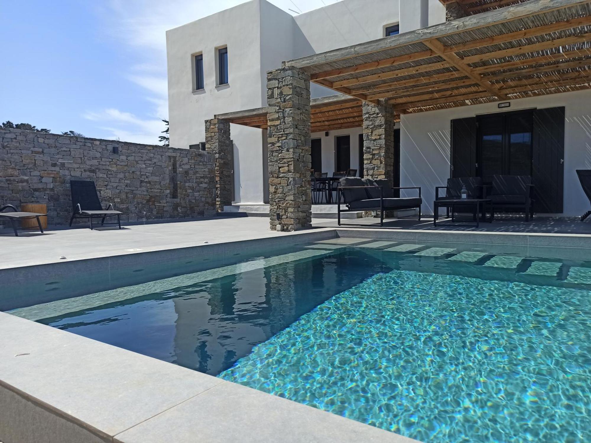Vastblue Of Paros Aparthotel Ambelász Kültér fotó